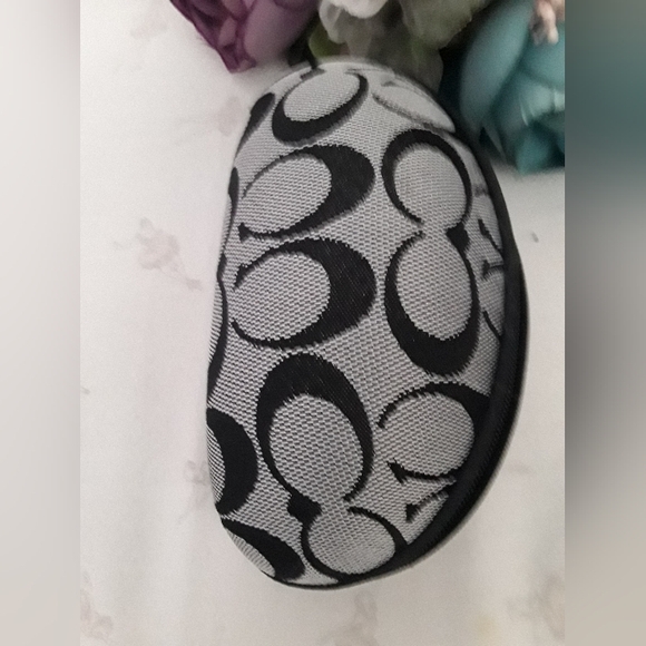 COACH BROWN MONOGRAM SUNGLASSES - Picture 9 of 11